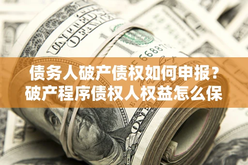 北京债务人破产债权如何申报？破产程序债权人权益怎么保障？