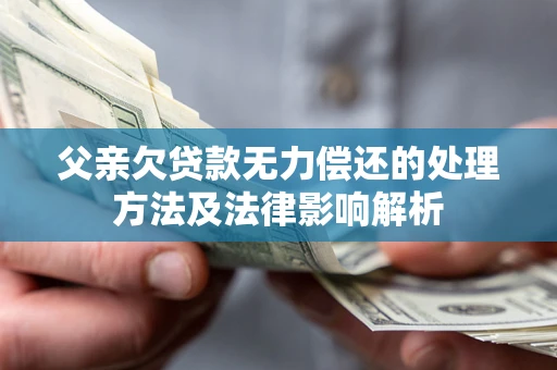 北京父亲欠贷款无力偿还的处理方法及法律影响解析